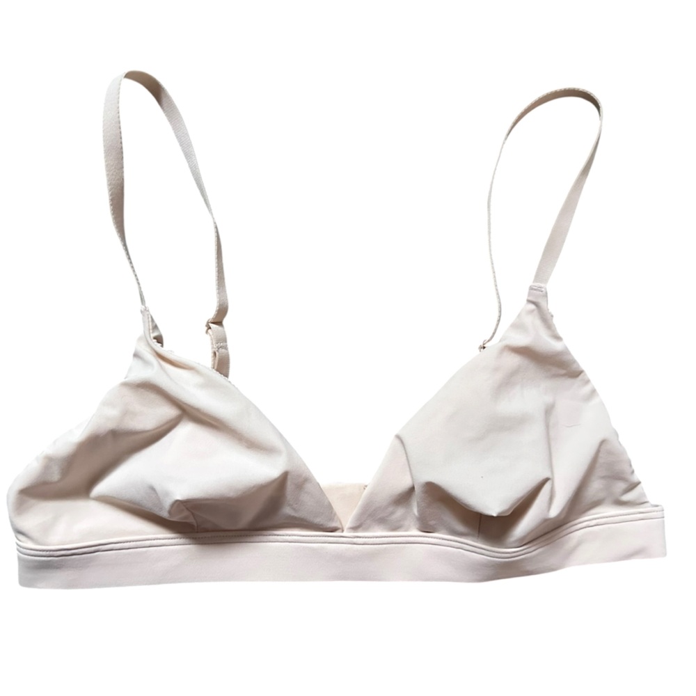 Talula Aritizia Triangle Bralette Cream Size Small